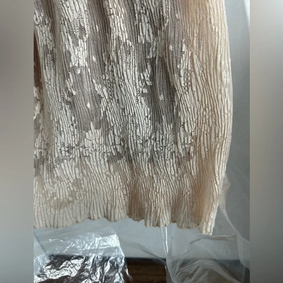 Isoline Peach Lace Maxi Dress - Picture 6 of 6